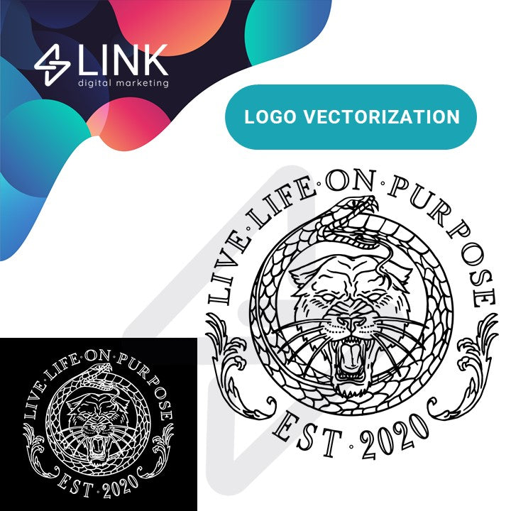 
                Logo Vectorization for Live Life On Purpose
              